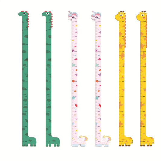 Adorable Cartoon Height Stickers for Kids' Rooms &amp; Kindergartens
