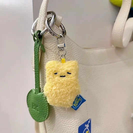 7cm Butter Rabbit Cut Plush Keychain – Adorable Anime Plush Toy