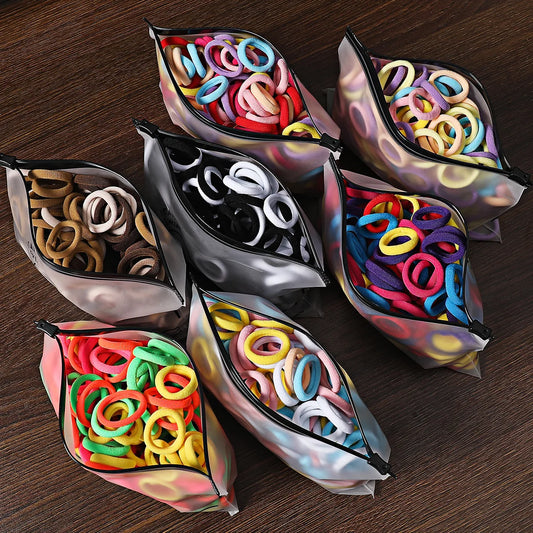 Vibrant and Durable Hair Bands for Kids – Colorful Nylon Scrunchies