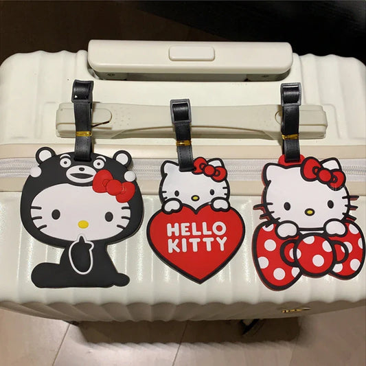 Kawaii Hello Kitty &amp; Friends Luggage Tags – Anime Travel Accessories