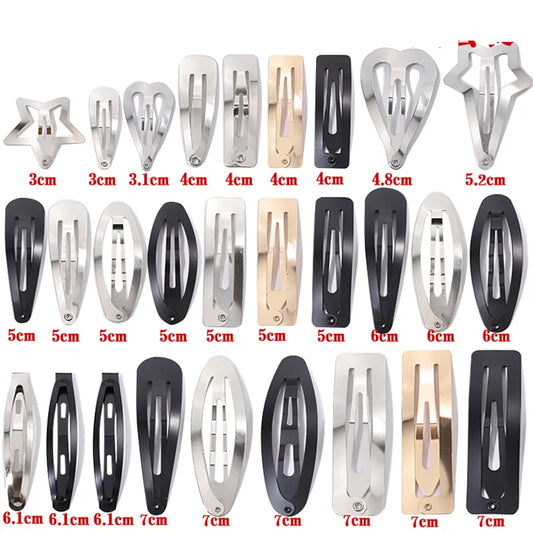 Elegant Waterdrop Shape Alloy Hair Clips Set – Perfect for Every Occasion