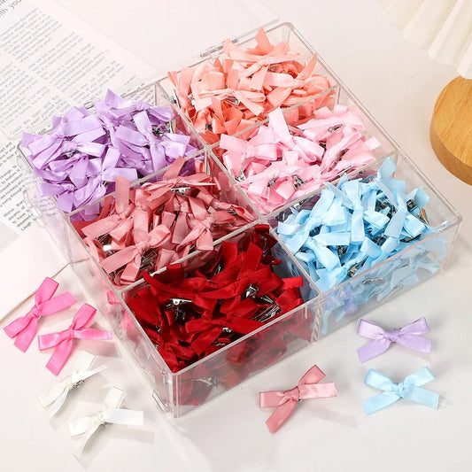 Adorable Mini Bowknot Hair Clips for Baby Girls – Ballet Style Accessories