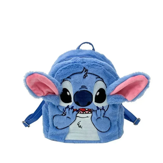Disney 3D Plush Backpack – Cute and Spacious Cartoon Fashion Bag