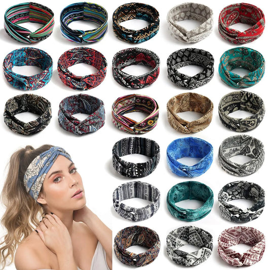 Fashion Bohemian Hair Bands – Stylish Accessories for Women &amp; Girls
