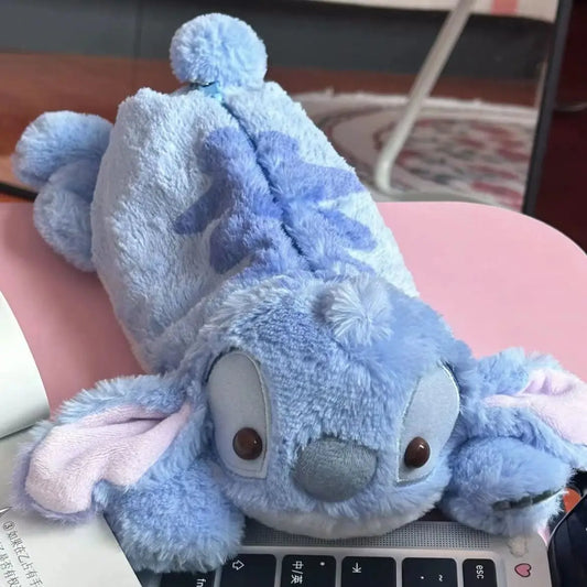 Disney Stitch Anime Plush Pencil Case – Kawaii Stationery Box